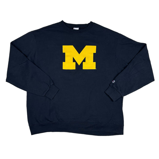 University of Michigan Sweatshirt Champion Dark Blue