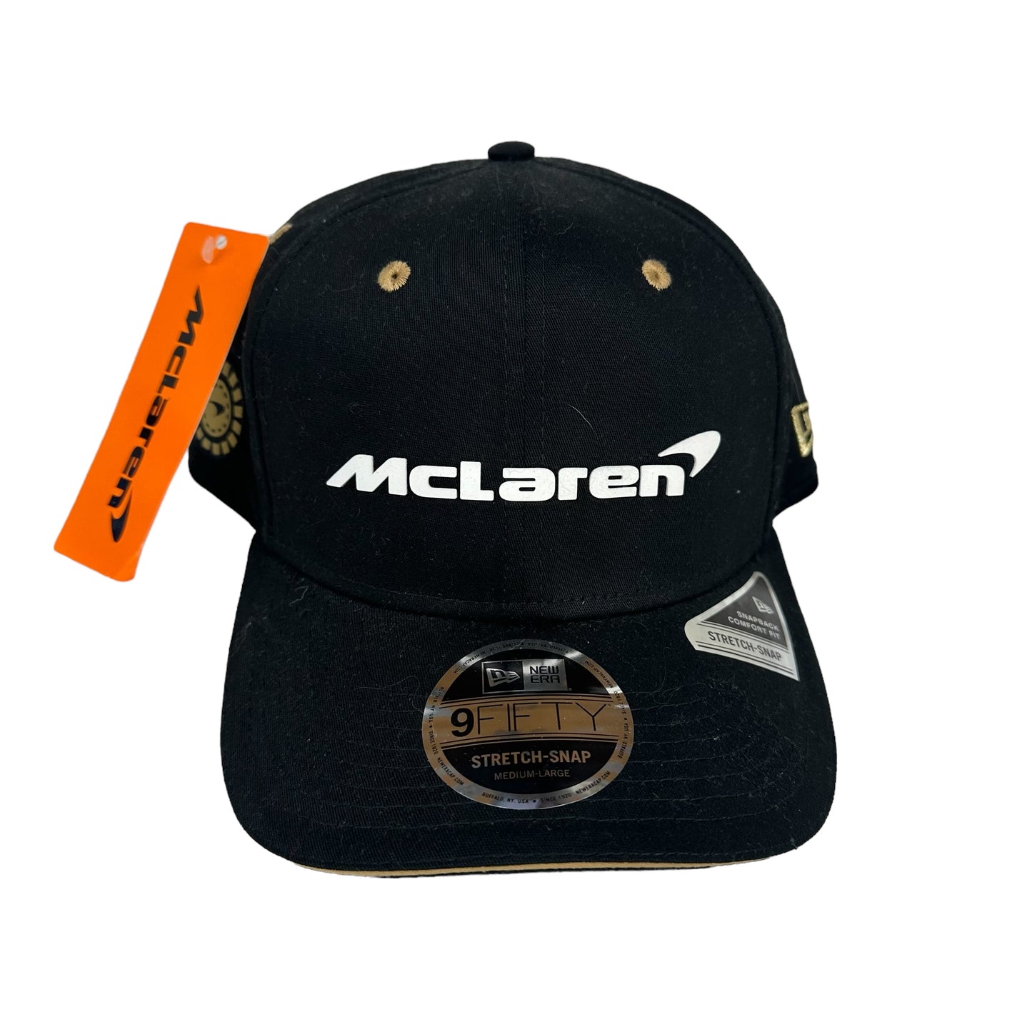 McLaren Black New Era Snap Back Hat (New with Tags)