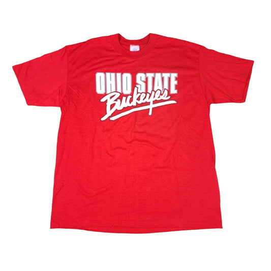 Vintage Ohio State University Buckeyes Logo 7 Red Tee
