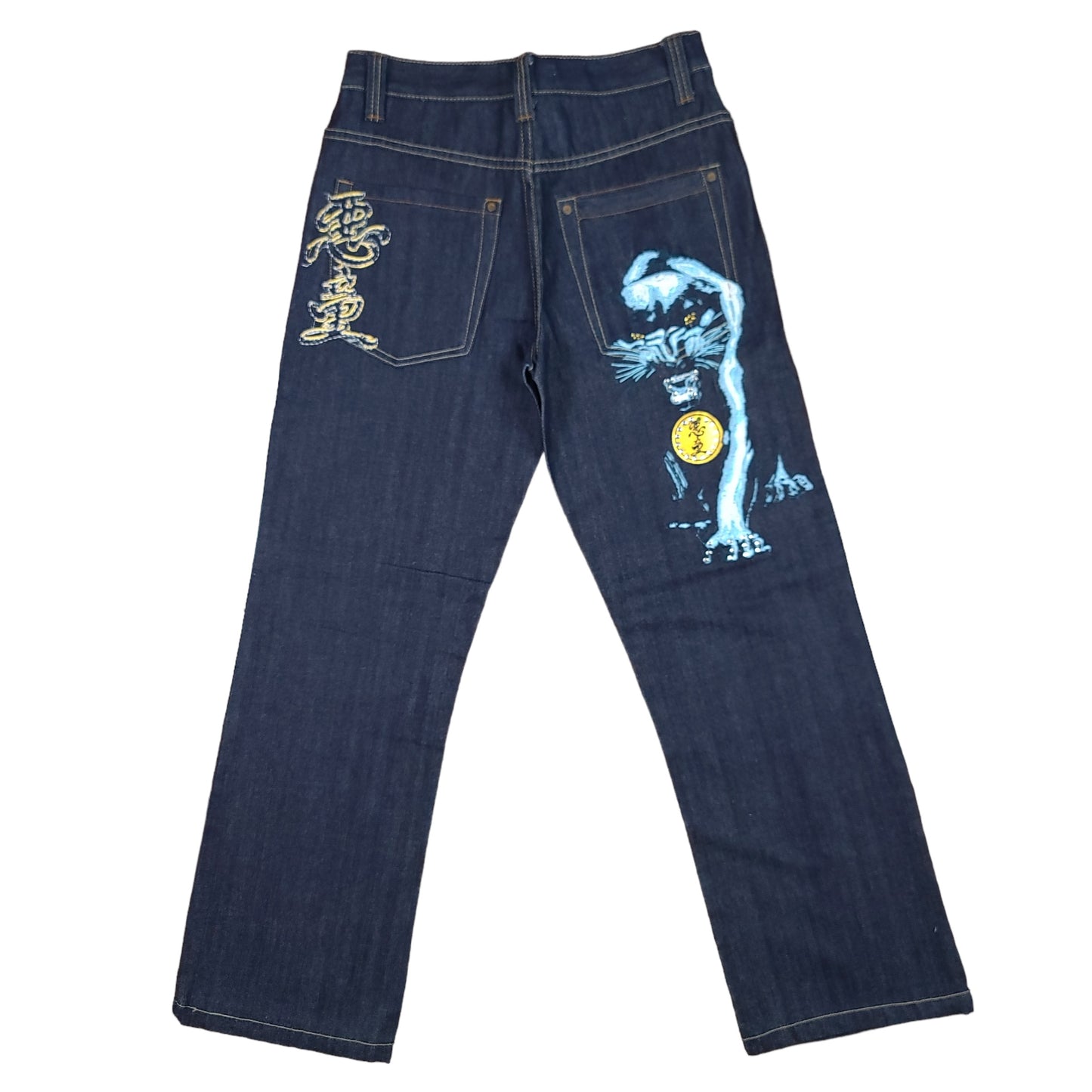 Vintage Y2K Panther Paco Jeans Denim Pants