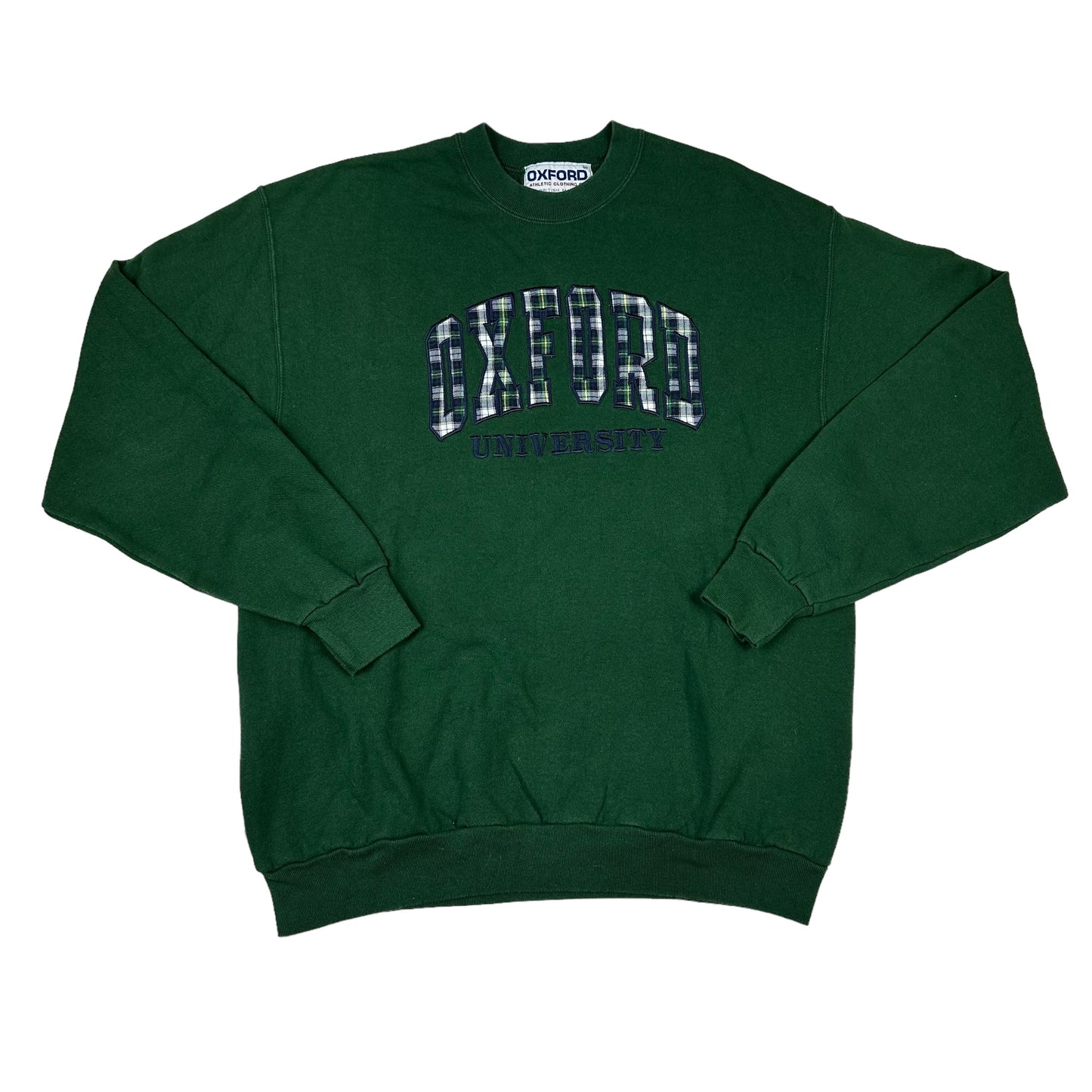 Vintage Oxford University Green Sweatshirt
