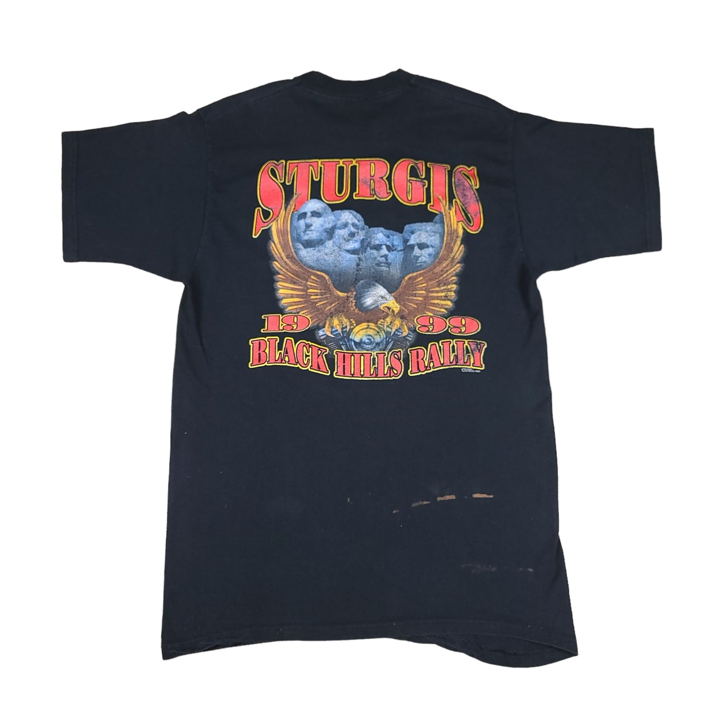 Vintage Sturgis Black Hills Rally 1999 Black Tee