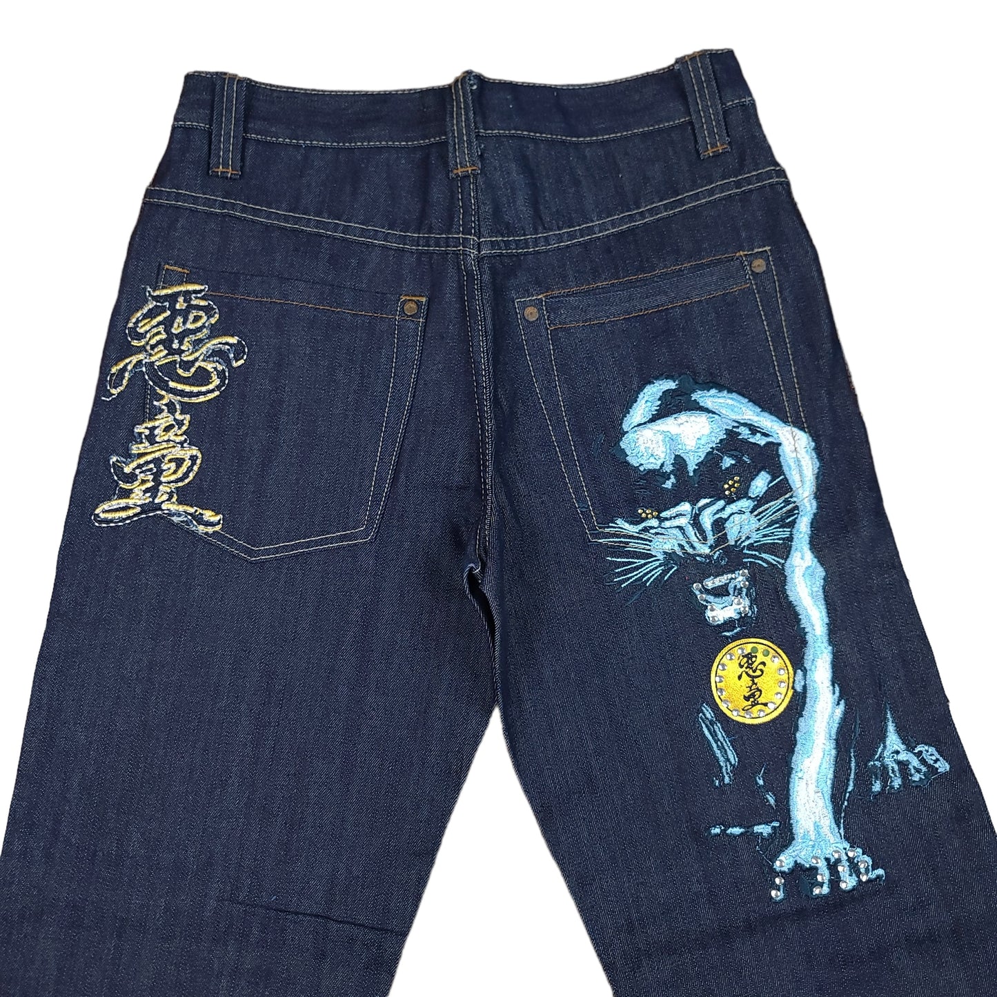 Vintage Y2K Panther Paco Jeans Denim Pants