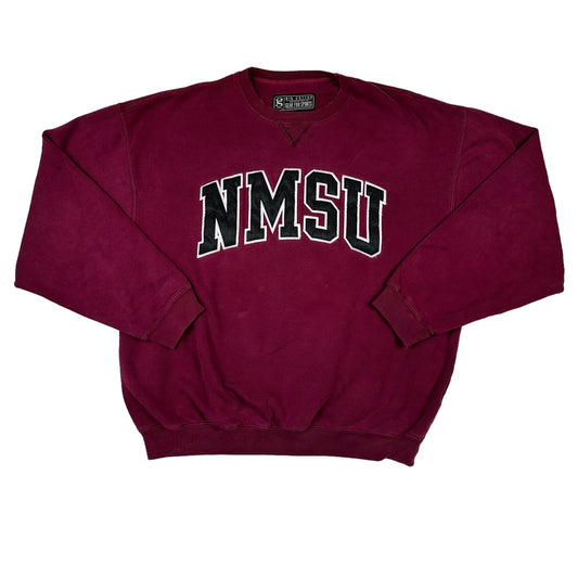 Vintage New Mexico State University Maroon Sweatshirt