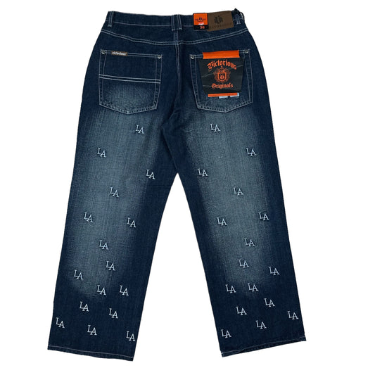 Vintage Y2K Victorious Los Angeles Blue Denim Pants