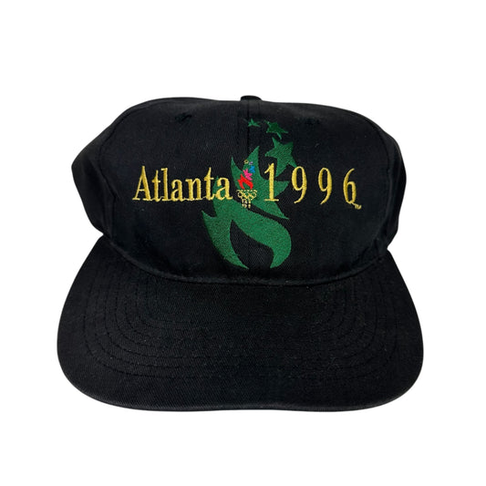 Vintage Atlanta Olympics Hat Black Hanes