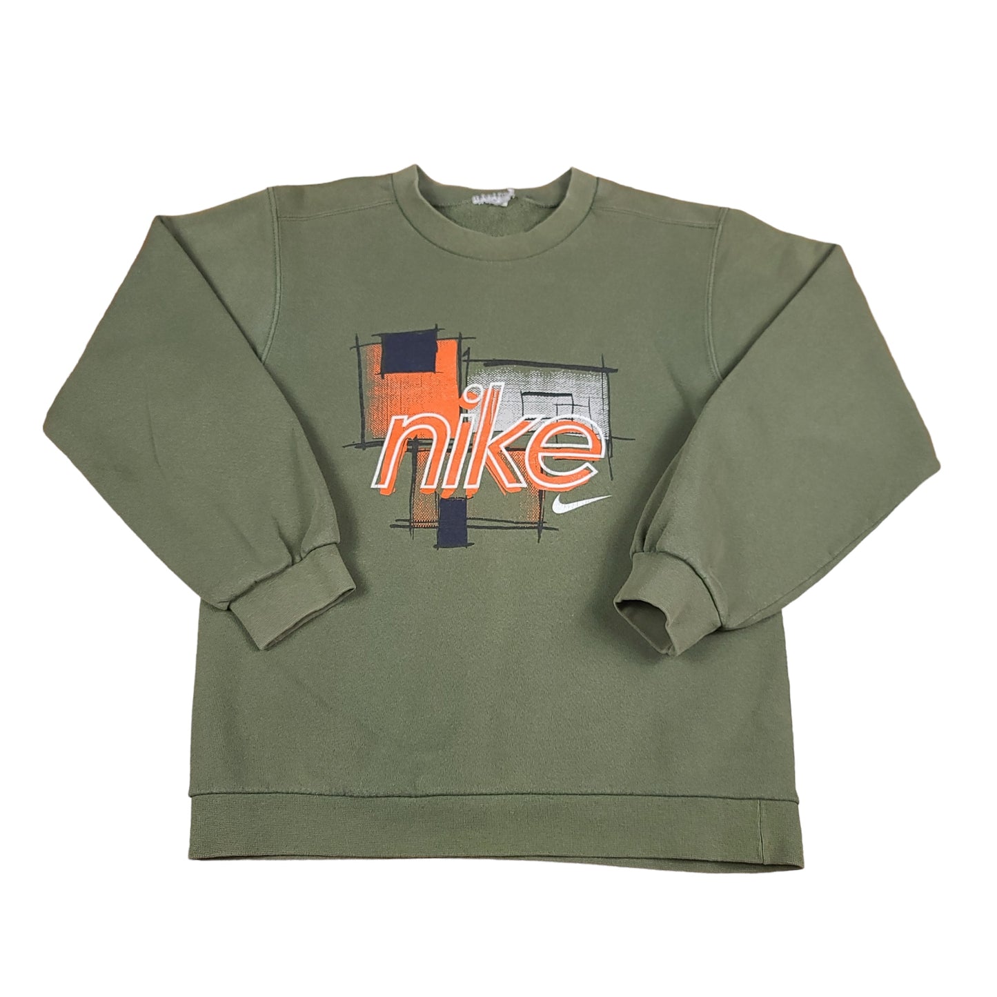 Vintage Nike Olive Green Youth Sweatshirt