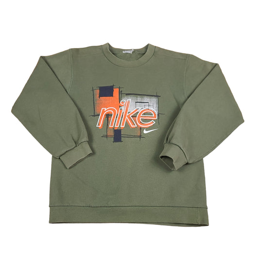 Vintage Nike Olive Green Youth Sweatshirt