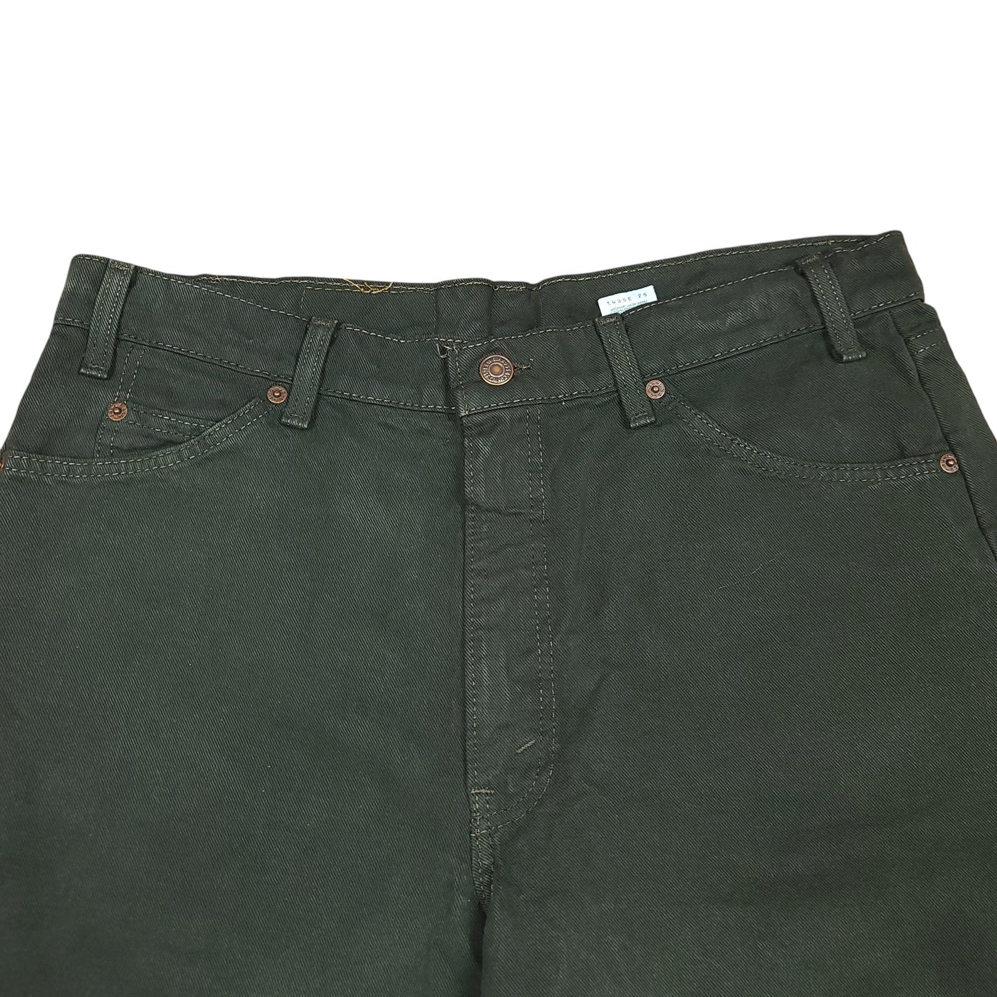 Vintage Levi's 550 Green Relaxed Fit Denim Shorts