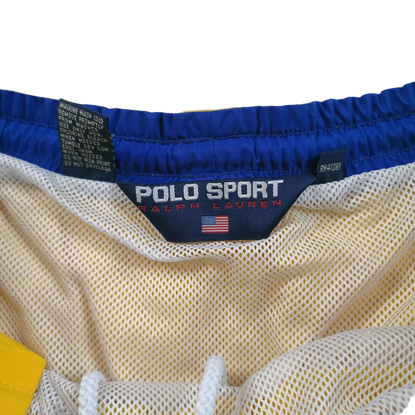 Vintage Polo Sport Ralph Lauren Yellow Swim Shorts