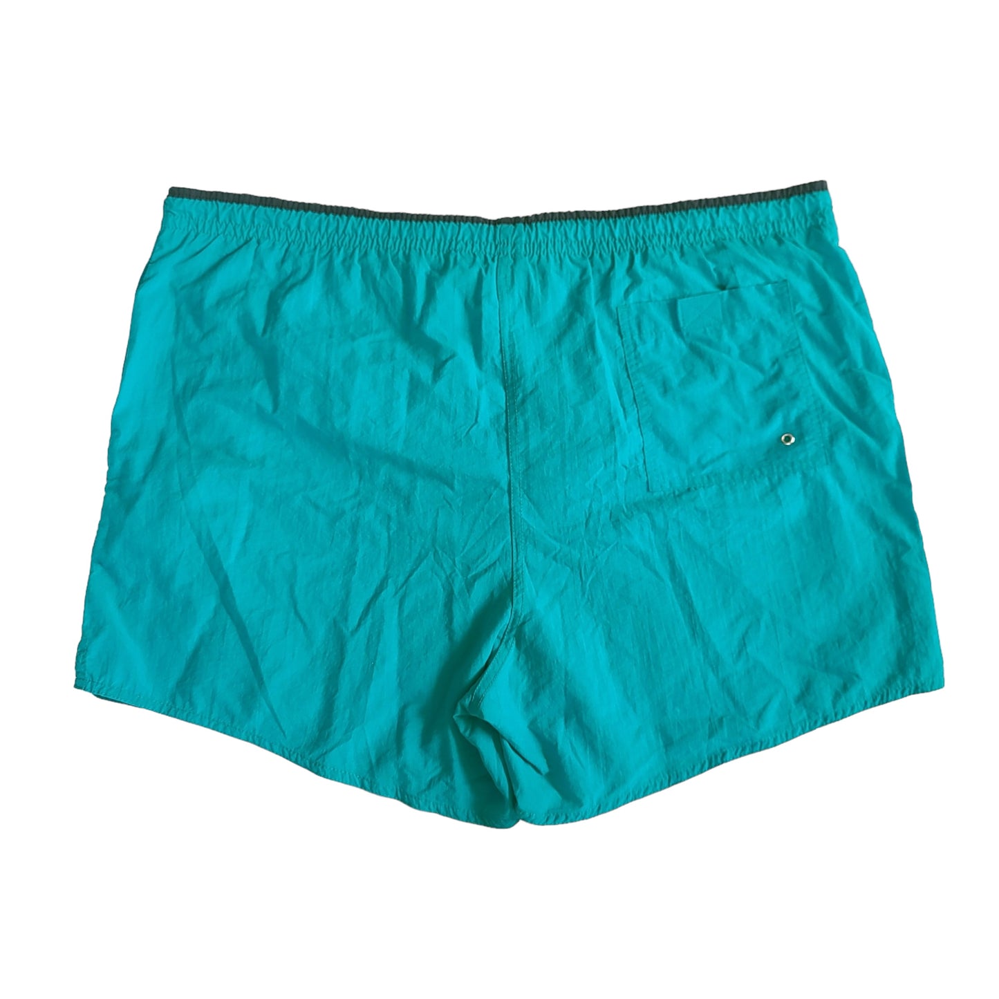 Vintage Disney Polynesian Resort Turquoise Swim Shorts