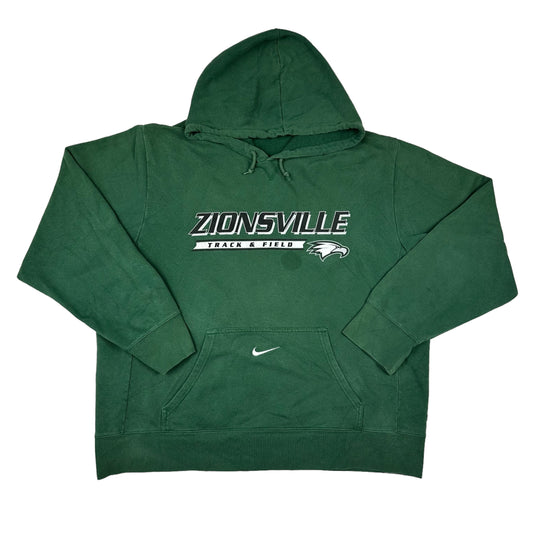 Zionsville Community High School Green Nike Middle Swoosh Hoodie