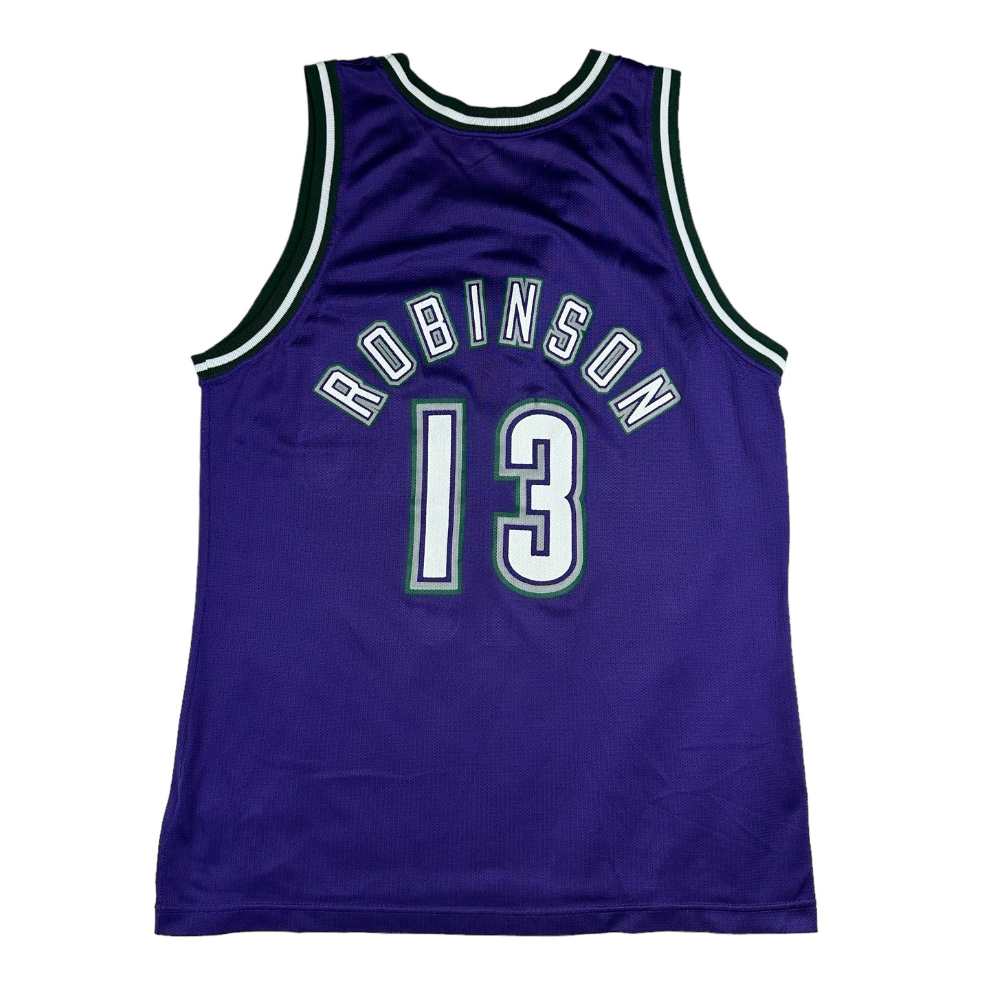 Vintage Glenn Robinson Milwaukee Bucks Purple Champion Basketball Jersey