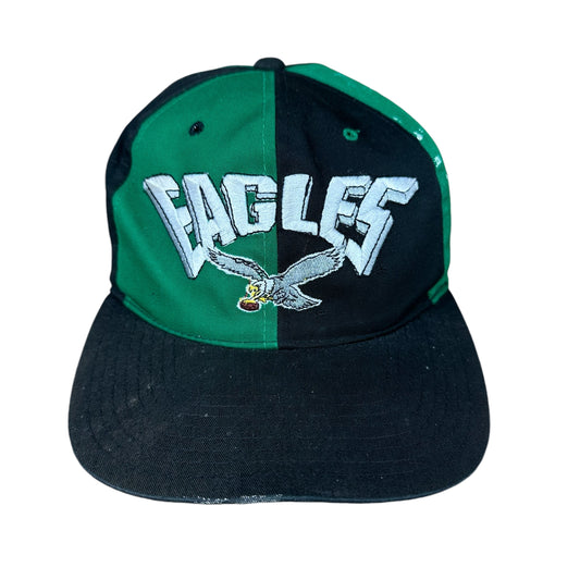 Vintage Philadelphia Eagles Hat AJD Snapback Pinwheel