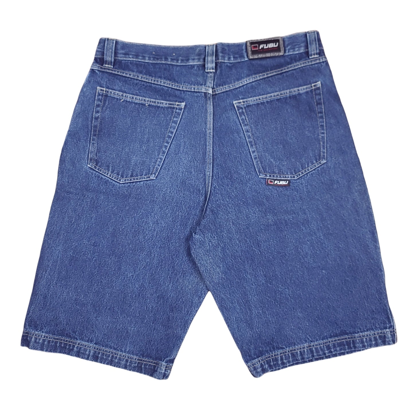 Vintage Y2K Fubu Blue Denim Shorts