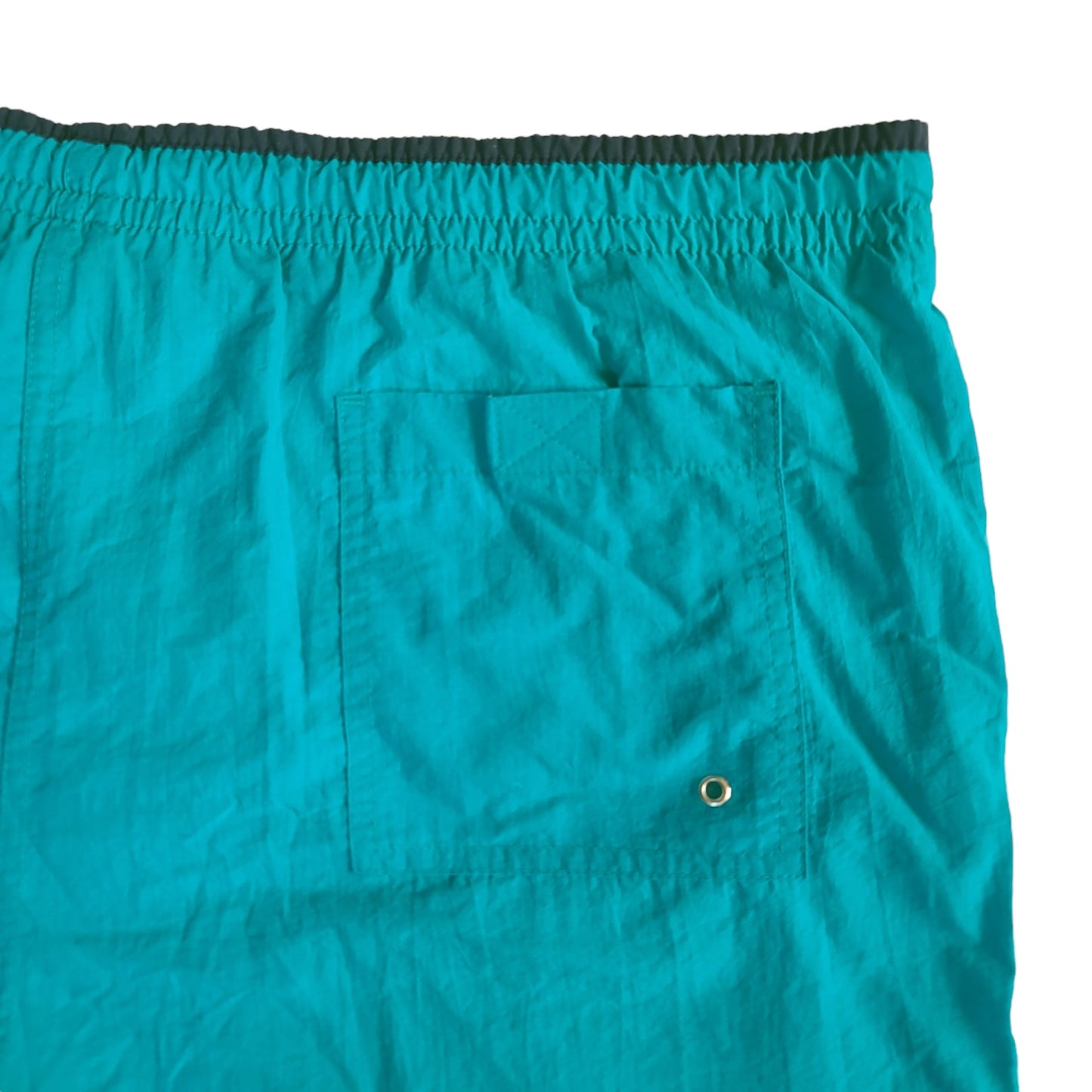 Vintage Disney Polynesian Resort Turquoise Swim Shorts