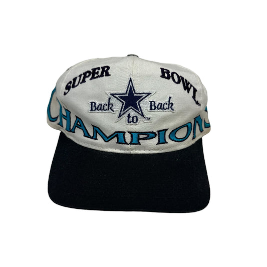 Vintage Dallas Cowboys Hat Logo 7 Super Bowl Champions