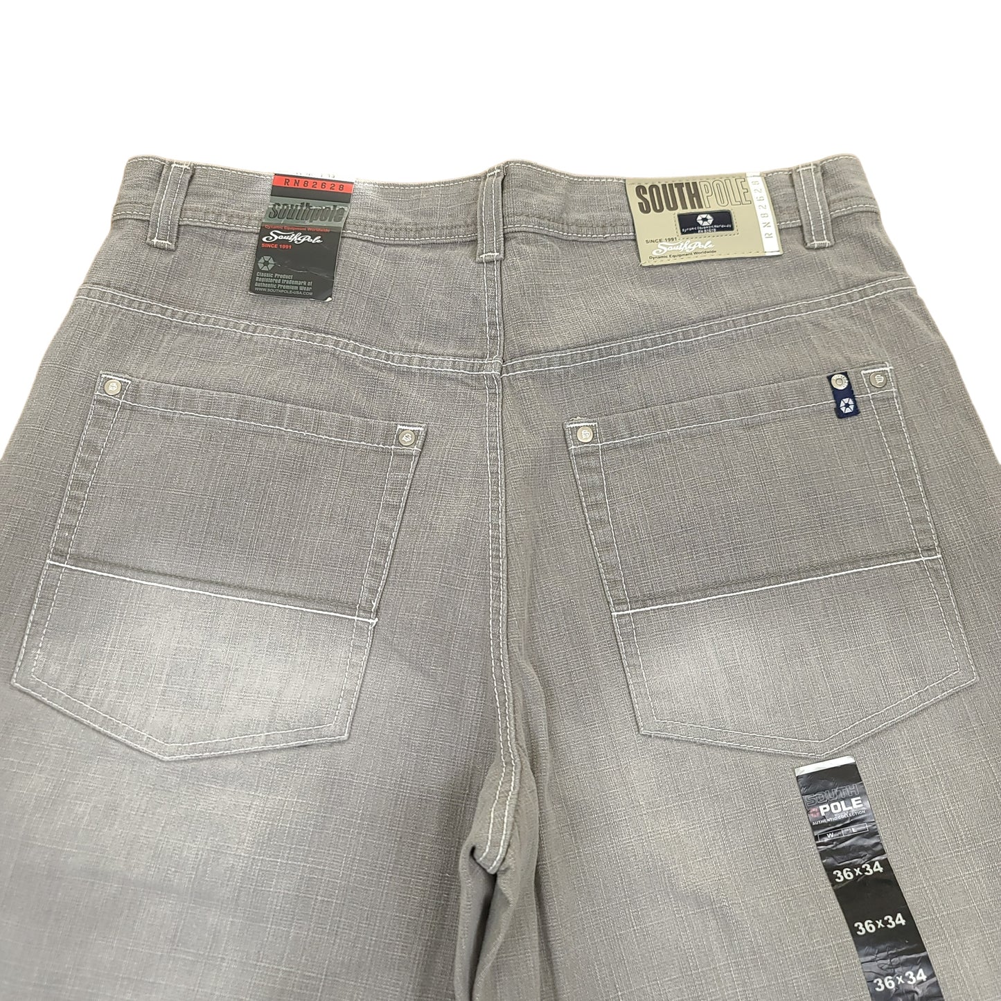 Vintage Y2K Gray South Pole Denim Pants