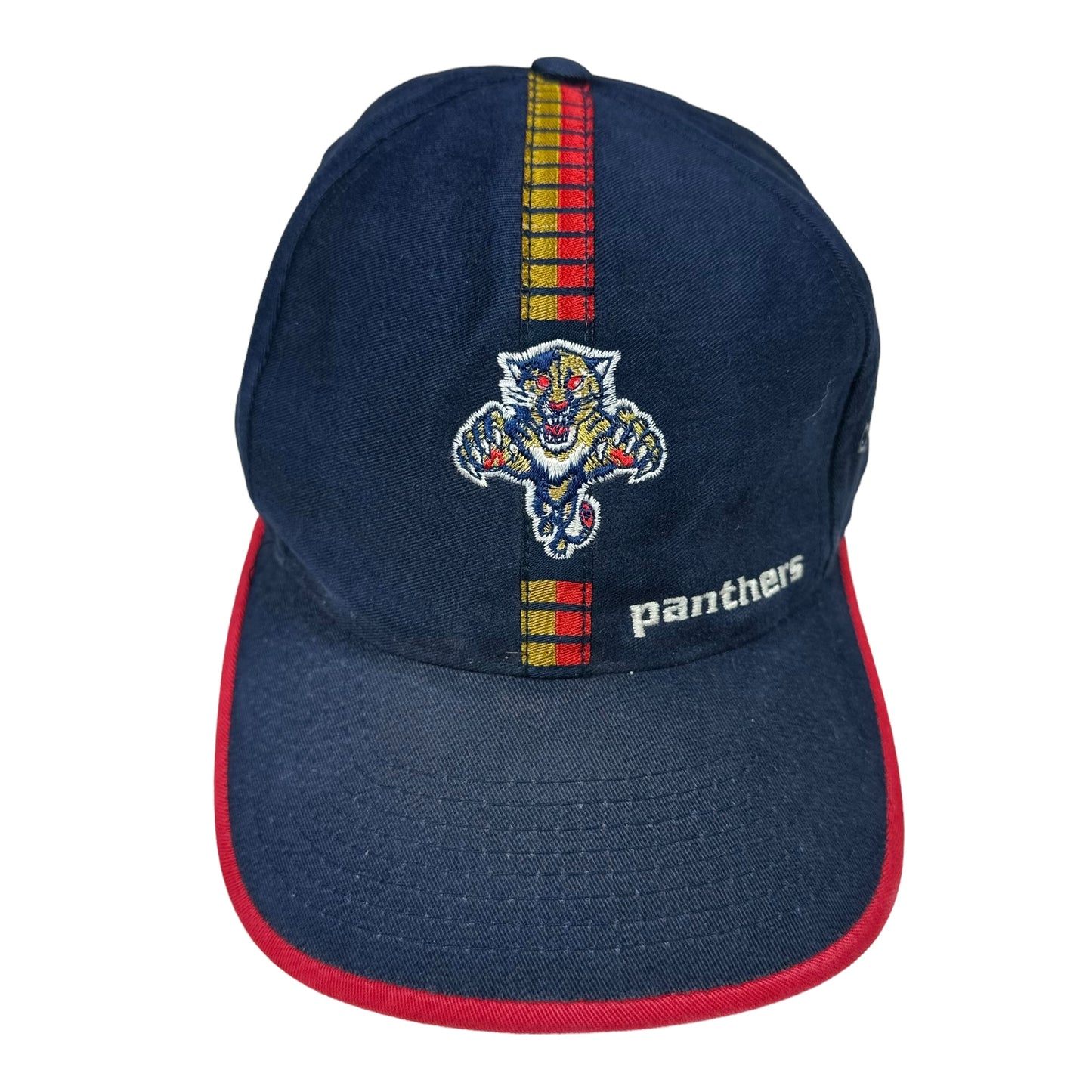 Vintage Florida Panthers Hockey Logo Athletic Strap Back Hat