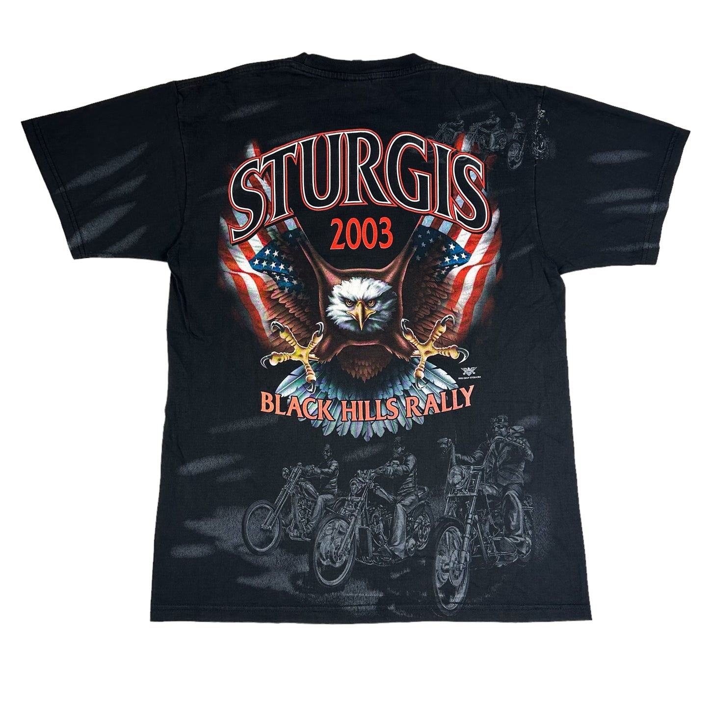 Vintage Sturgis Black Hills Rally Follow the Dream Black Tee