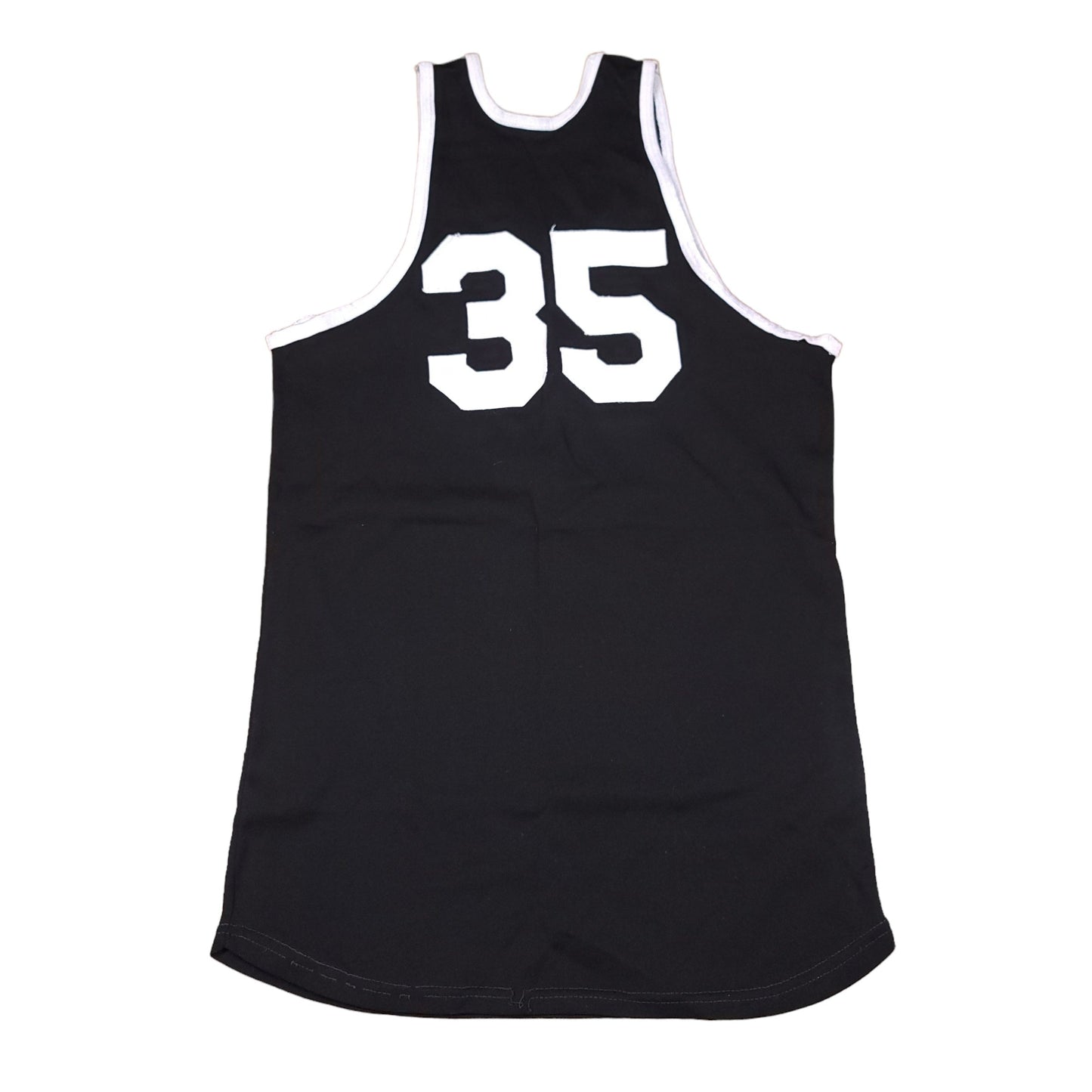 Vintage Eagles #35 Black Basketball Jersey