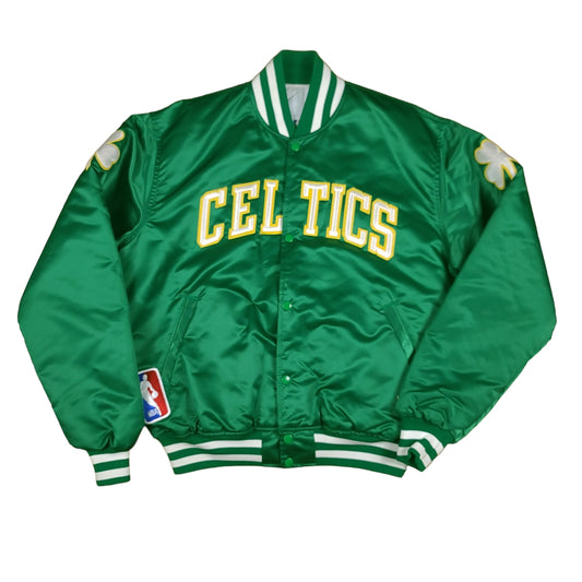 Vintage Boston Celtics NBA Green Satin Starter Jacket