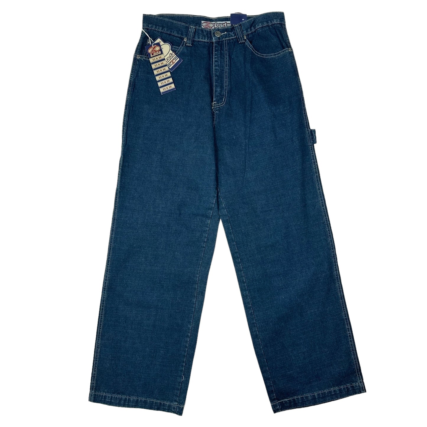 Vintage Y2K Lada Blue Denim Carpenter Pants