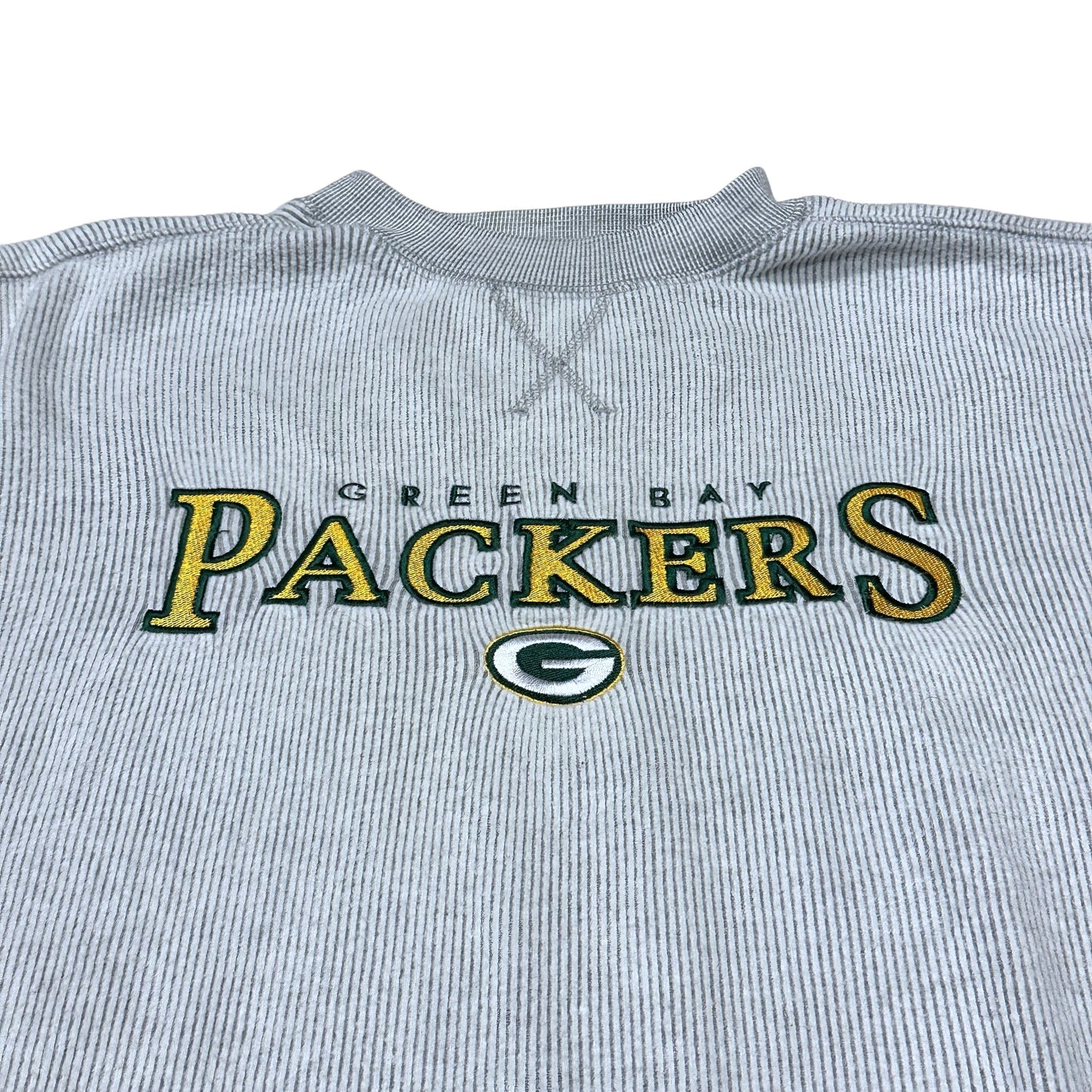 Greey Bay Packers Gray NFL Ribbed Sweatshirt