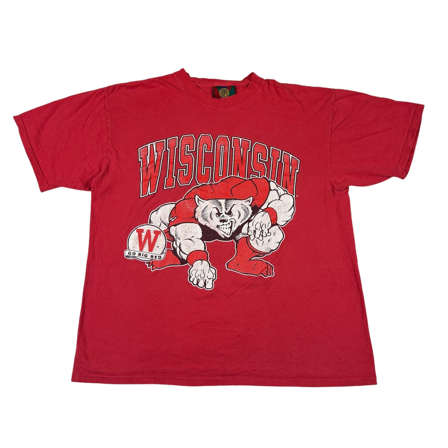 Vintage University of Wisconsin Shirt Jostens Go Big Red