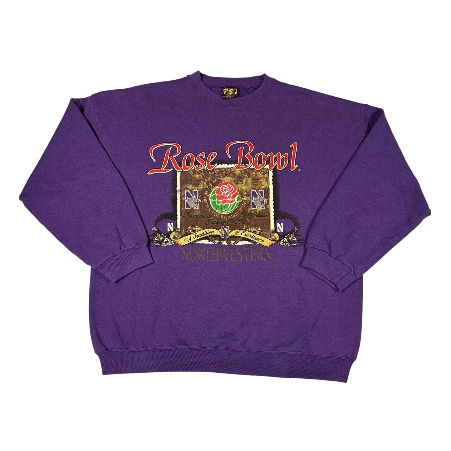 Vintage Northwestern University Sweatshirt TSI Rose Bowl