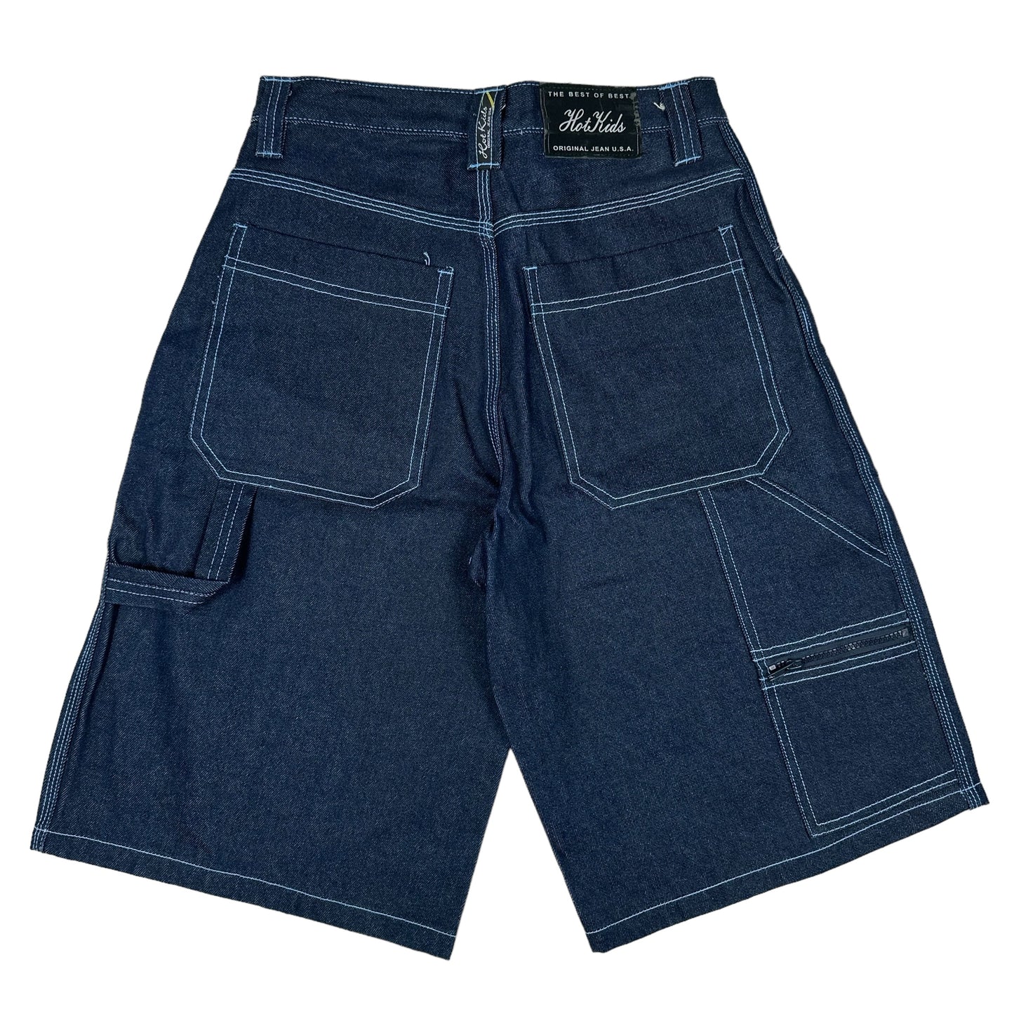 Vintage Y2K Platinum Fat Albert Blue Hot Kids Denin Shorts