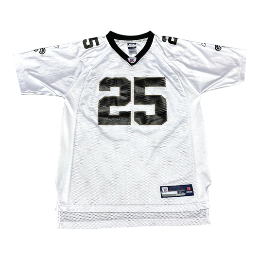 Vintage Reggie Bush New Orleans Saints White Reebok NFL Youth Football Jersey