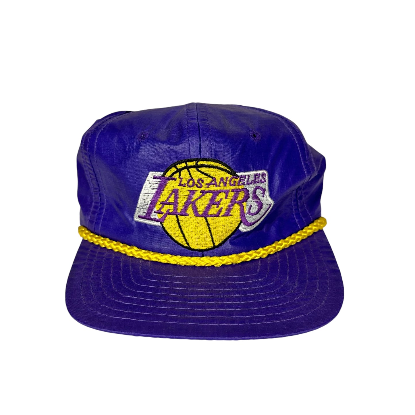 Vintage Los Angles Lakers Hat NBA Snapback Rip Stop