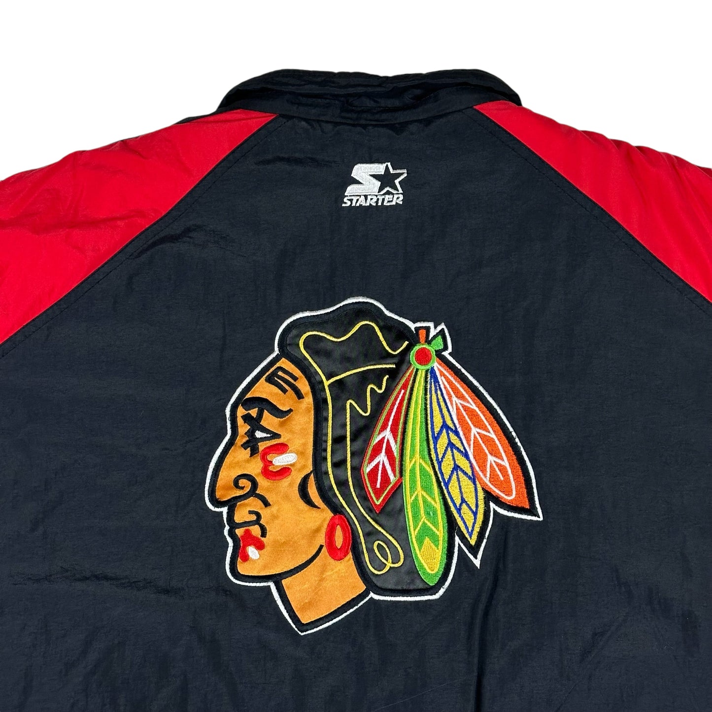 Vintage Chicago Blackhawks Jacket Starter Puffer