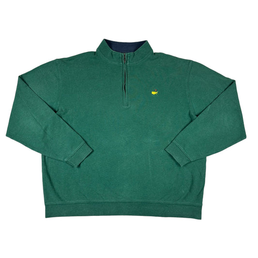 Masters Collection Golf Sweater Green Zip