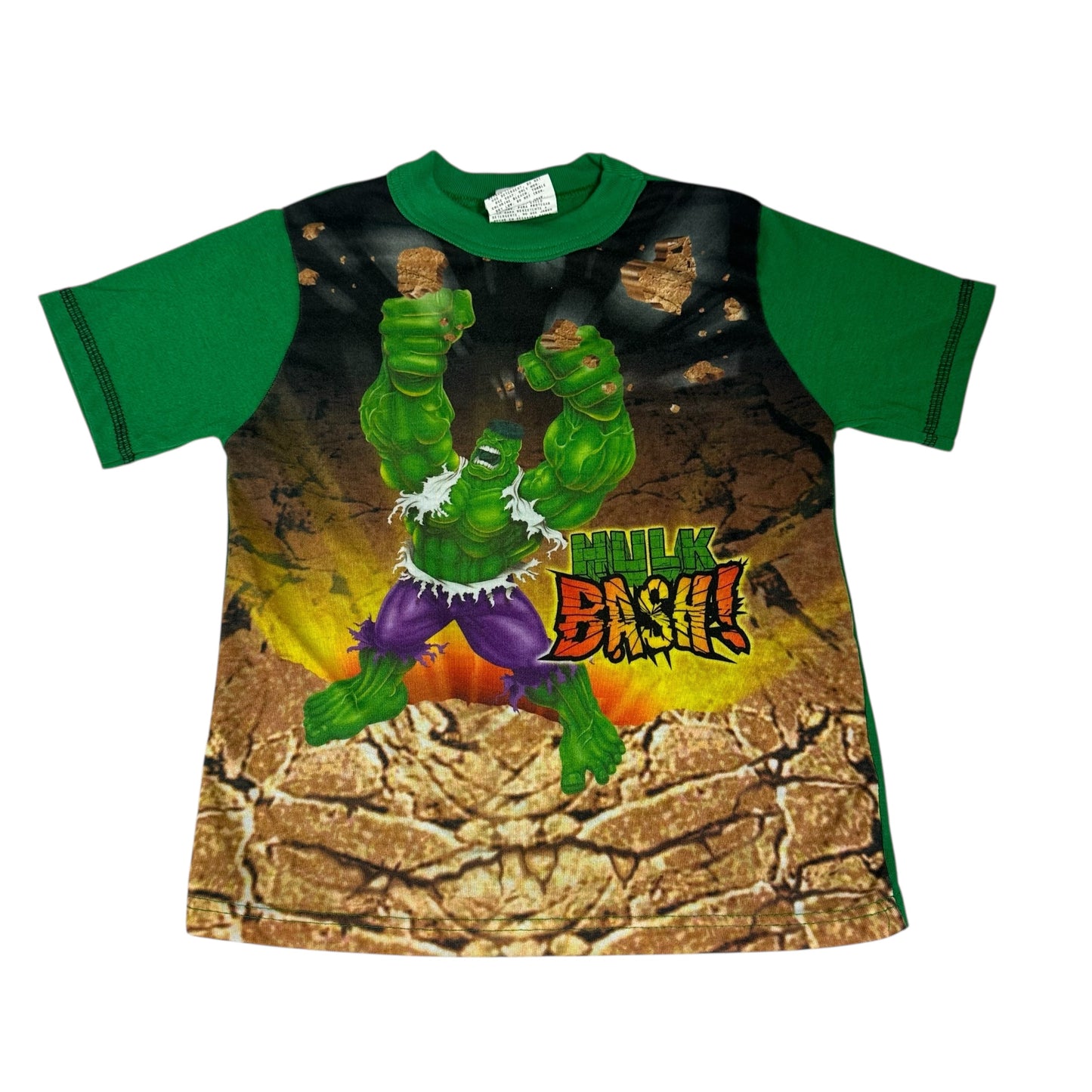 Vintage The Incredible Hulk Shirt Wormser Hulk Bash Youth