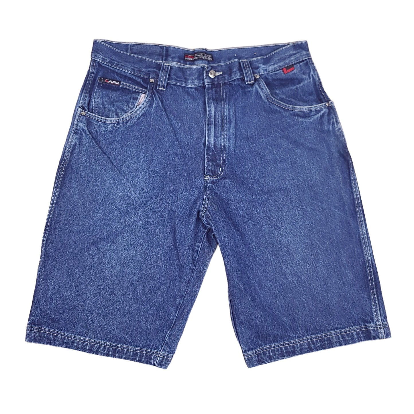 Vintage Y2K Fubu Blue Denim Shorts