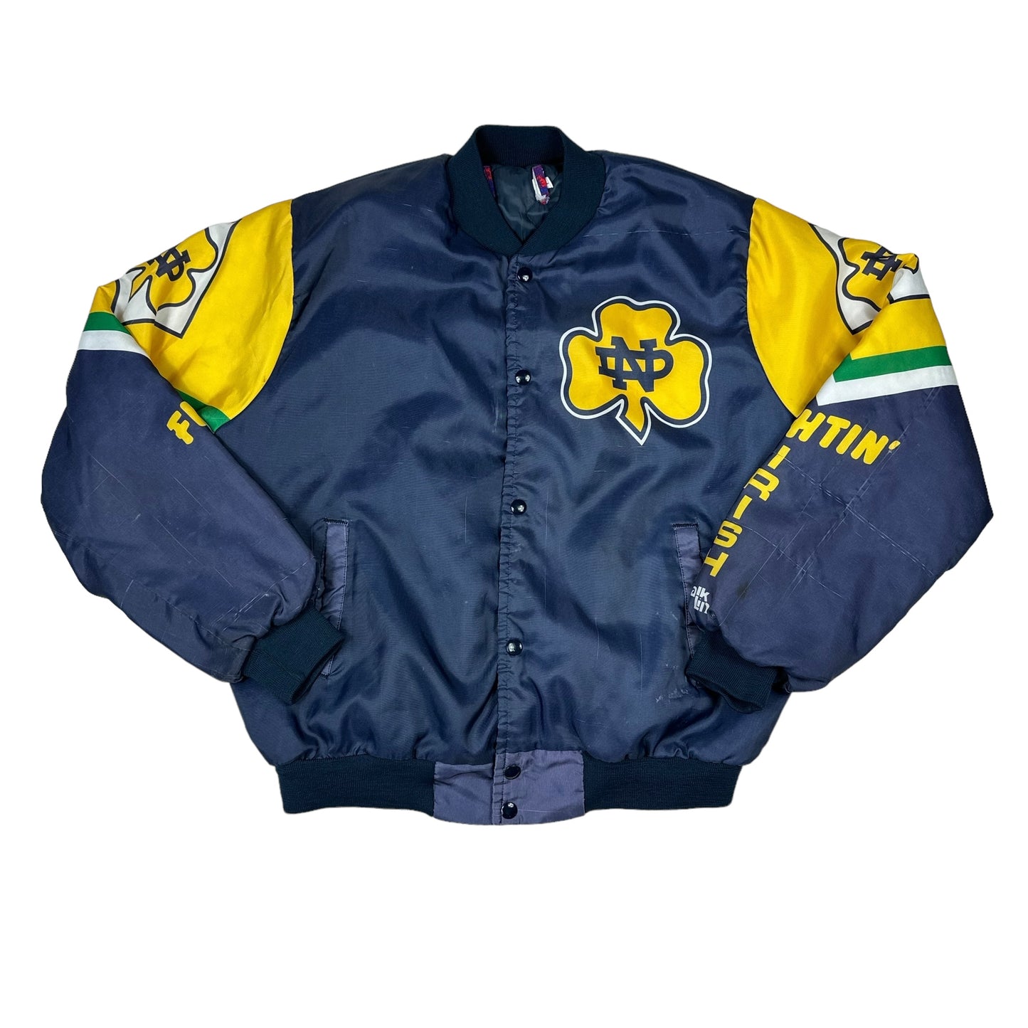 Vintage Notre Dame University Chalkline Jacket