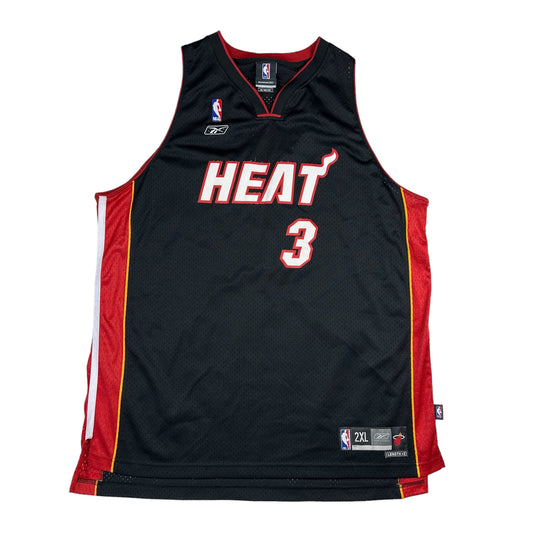 Dwayne Wade Miami Heat Black Reebok Basketball Jersey