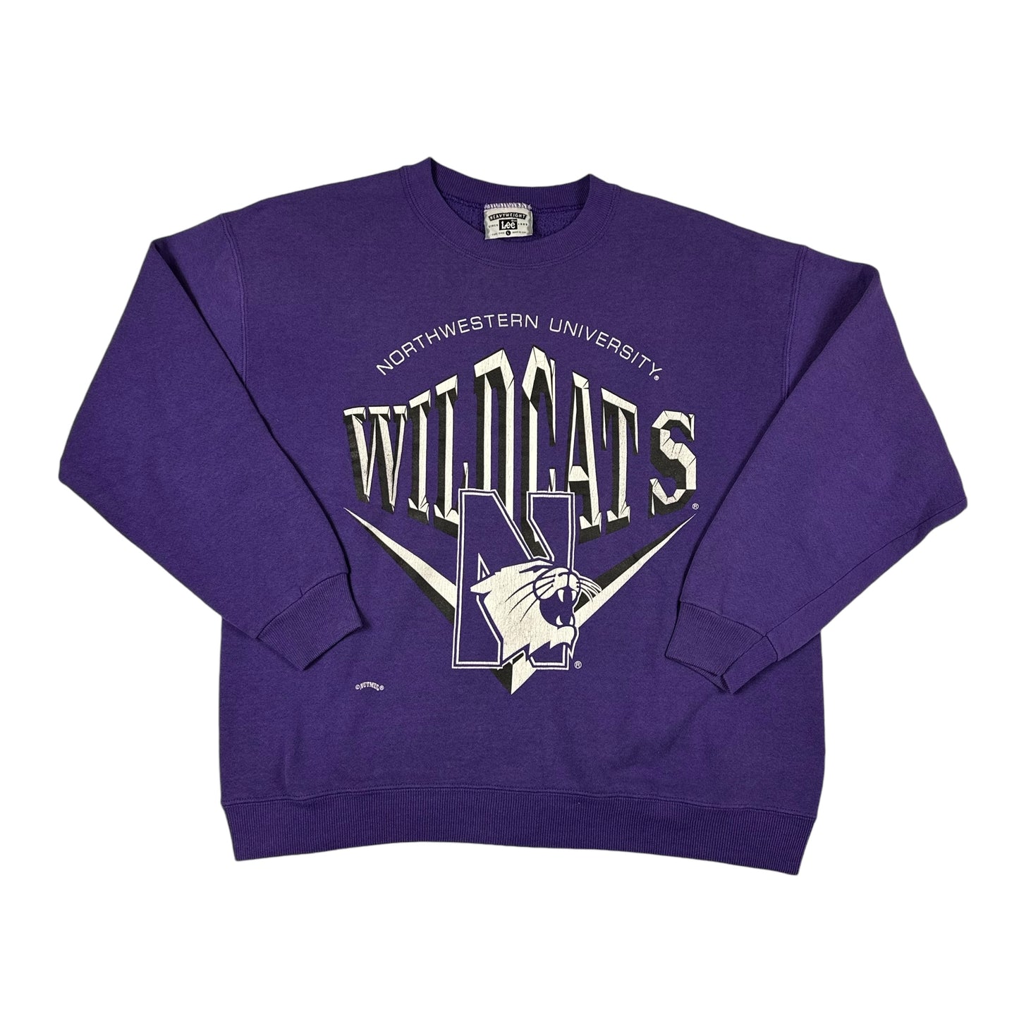 Vintage Northwestern University Sweatshirt Lee Wildcats