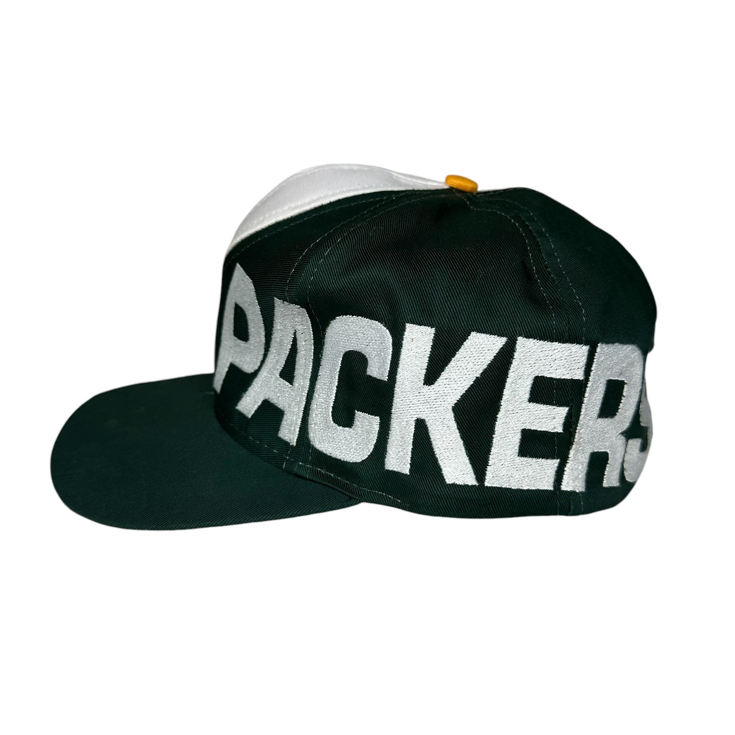 Vintage Green Bay Packers Hat Logo 7 Two Tone Snapback