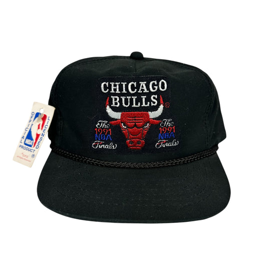 Vintage Chicago Bulls Hat 1991 Finals Snapback