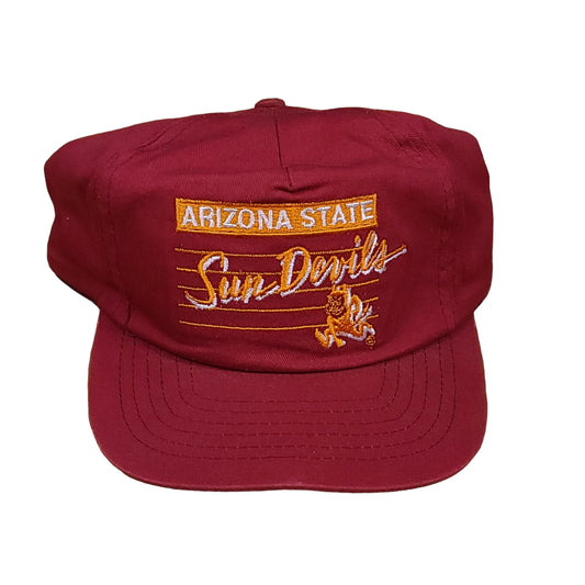 Vintage Arizona State University Sun Devils Snap Bat Hat