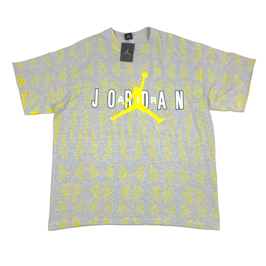 Vintage Y2K Gray Yellow Air Jordan Shirt (New with Tags)