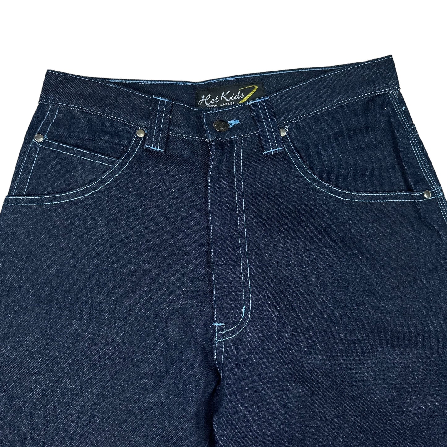 Vintage Y2K Platinum Fat Albert Blue Hot Kids Denin Shorts