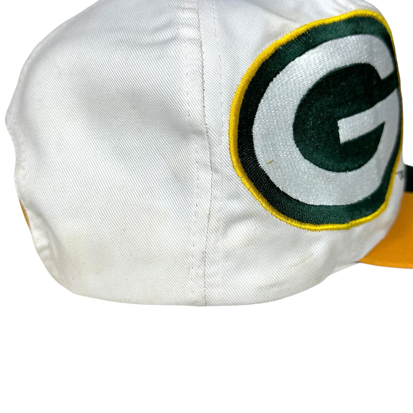 Vintage Green Bay Packers Hat Logo 7 Two Tone Snapback