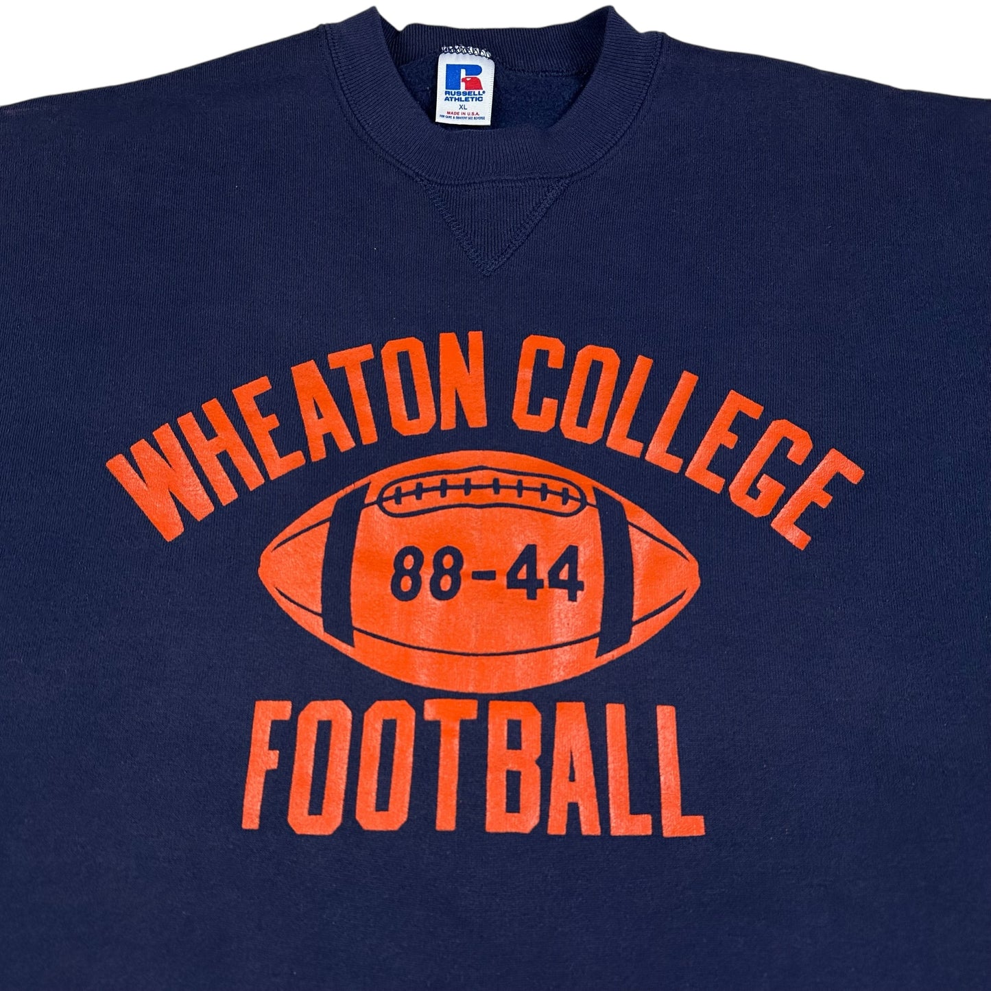 Vintage Wheaton College Sweatshirt Football