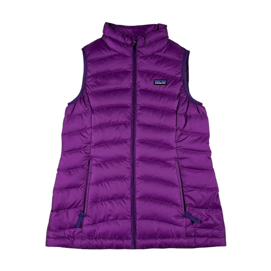 Patagonia Down Sweater Vest Purple Youth Girls