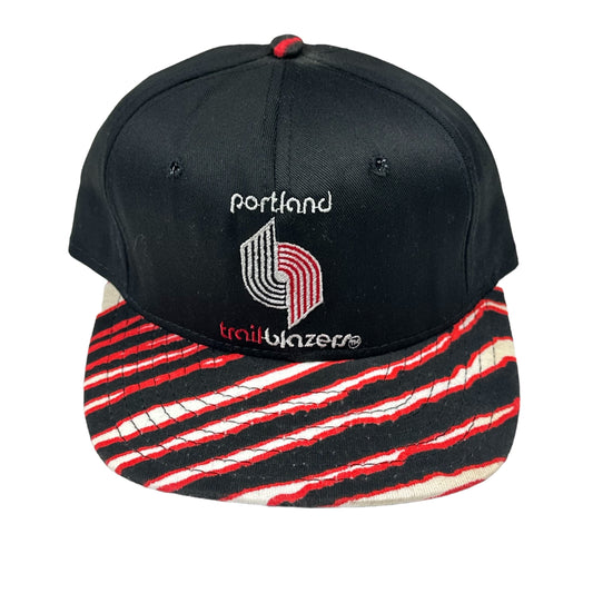 Vintage Portland Trail Blazers AJD Zebra Hat