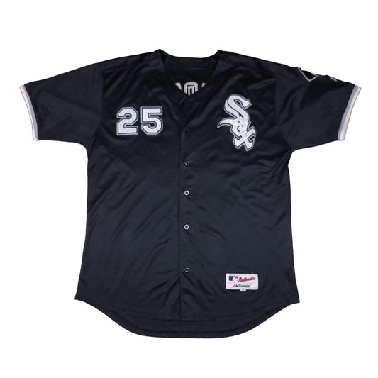 Jim Thome Chicago White Sox MLB Black Majestic Baseball Jersey